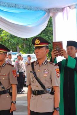 ‎Kapolresta Bandar Lampung Pimpin Sertijab Kapolsek Panjang