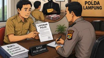 ASN Pemkot Bandar Lampung Laporkan Dugaan Penipuan Janji Promosi Jabatan ke Polda Lampung