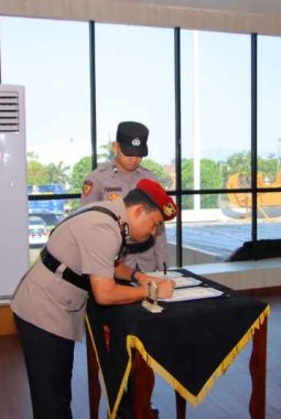 ‎Kompol Regan Resmi Gantikan Kompol Gigih Jabat Kasat Reskrim Polresta Bandar Lampung ‎